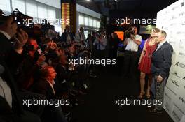 Paddy Lowe (GBR) Mercedes AMG F1 Executive Director (Technical) with his wife Anna Danshina at the Amber Lounge Fashion Show. 23.05.2014. Formula 1 World Championship, Rd 6, Monaco Grand Prix, Monte Carlo, Monaco, Friday.