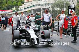 Jenson Button (GBR) McLaren MP4-29 on the grid. 25.05.2014. Formula 1 World Championship, Rd 6, Monaco Grand Prix, Monte Carlo, Monaco, Race Day.