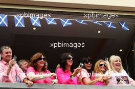 Scottish fans supporting the John Button pink shirt campaign. 25.05.2014. Formula 1 World Championship, Rd 6, Monaco Grand Prix, Monte Carlo, Monaco, Race Day.