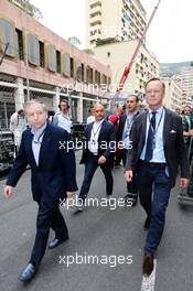 (L to R): Jean Todt (FRA) FIA President and Ari Vatanen (FIN) Former World Rally Champion on the grid. 25.05.2014. Formula 1 World Championship, Rd 6, Monaco Grand Prix, Monte Carlo, Monaco, Race Day.