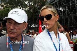 Sir Patrick Stewart (GBR) Actor on the grid. 25.05.2014. Formula 1 World Championship, Rd 6, Monaco Grand Prix, Monte Carlo, Monaco, Race Day.