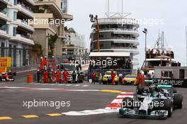 Nico Rosberg (GER) Mercedes AMG F1 W05. 25.05.2014. Formula 1 World Championship, Rd 6, Monaco Grand Prix, Monte Carlo, Monaco, Race Day.