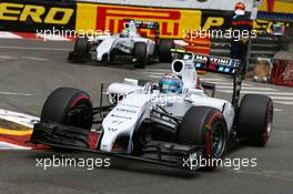 Valtteri Bottas (FIN) Williams FW36. 25.05.2014. Formula 1 World Championship, Rd 6, Monaco Grand Prix, Monte Carlo, Monaco, Race Day.