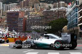 Lewis Hamilton (GBR) Mercedes AMG F1 W05. 25.05.2014. Formula 1 World Championship, Rd 6, Monaco Grand Prix, Monte Carlo, Monaco, Race Day.