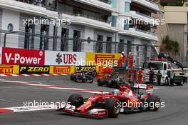 Fernando Alonso (ESP) Ferrari F14-T. 25.05.2014. Formula 1 World Championship, Rd 6, Monaco Grand Prix, Monte Carlo, Monaco, Race Day.