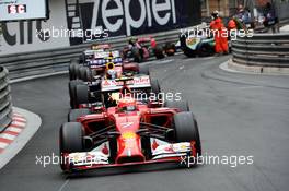 Kimi Raikkonen (FIN) Ferrari F14-T. 25.05.2014. Formula 1 World Championship, Rd 6, Monaco Grand Prix, Monte Carlo, Monaco, Race Day.