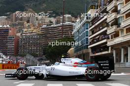 Valtteri Bottas (FIN) Williams FW36. 25.05.2014. Formula 1 World Championship, Rd 6, Monaco Grand Prix, Monte Carlo, Monaco, Race Day.