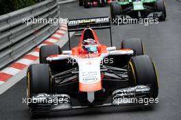 Max Chilton (GBR) Marussia F1 Team MR03. 25.05.2014. Formula 1 World Championship, Rd 6, Monaco Grand Prix, Monte Carlo, Monaco, Race Day.