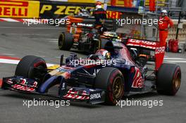 Daniil Kvyat (RUS) Scuderia Toro Rosso STR9. 25.05.2014. Formula 1 World Championship, Rd 6, Monaco Grand Prix, Monte Carlo, Monaco, Race Day.