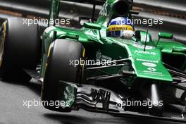 Marcus Ericsson (SWE) Caterham CT05. 25.05.2014. Formula 1 World Championship, Rd 6, Monaco Grand Prix, Monte Carlo, Monaco, Race Day.