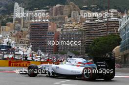 Felipe Massa (BRA) Williams FW36. 25.05.2014. Formula 1 World Championship, Rd 6, Monaco Grand Prix, Monte Carlo, Monaco, Race Day.