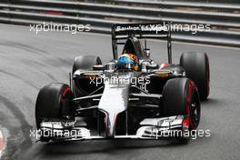 Adrian Sutil (GER) Sauber C33. 25.05.2014. Formula 1 World Championship, Rd 6, Monaco Grand Prix, Monte Carlo, Monaco, Race Day.