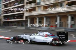 Felipe Massa (BRA) Williams FW36. 25.05.2014. Formula 1 World Championship, Rd 6, Monaco Grand Prix, Monte Carlo, Monaco, Race Day.