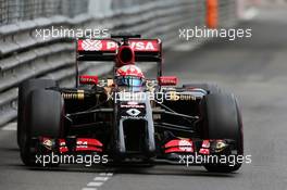 Romain Grosjean (FRA) Lotus F1 E22. 25.05.2014. Formula 1 World Championship, Rd 6, Monaco Grand Prix, Monte Carlo, Monaco, Race Day.