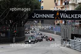 Start of the race, Nico Rosberg (GER), Mercedes AMG F1 Team  25.05.2014. Formula 1 World Championship, Rd 6, Monaco Grand Prix, Monte Carlo, Monaco, Race Day.