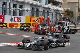 Kevin Magnussen (DEN) McLaren MP4-29. 25.05.2014. Formula 1 World Championship, Rd 6, Monaco Grand Prix, Monte Carlo, Monaco, Race Day.