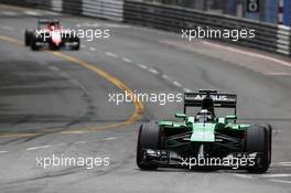 Kamui Kobayashi (JPN) Caterham CT05. 25.05.2014. Formula 1 World Championship, Rd 6, Monaco Grand Prix, Monte Carlo, Monaco, Race Day.