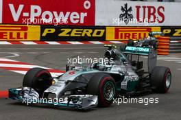 Nico Rosberg (GER) Mercedes AMG F1 W05. 25.05.2014. Formula 1 World Championship, Rd 6, Monaco Grand Prix, Monte Carlo, Monaco, Race Day.