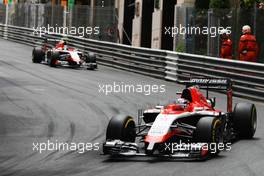 Jules Bianchi (FRA) Marussia F1 Team MR03. 25.05.2014. Formula 1 World Championship, Rd 6, Monaco Grand Prix, Monte Carlo, Monaco, Race Day.