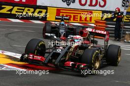 Romain Grosjean (FRA) Lotus F1 E22. 25.05.2014. Formula 1 World Championship, Rd 6, Monaco Grand Prix, Monte Carlo, Monaco, Race Day.