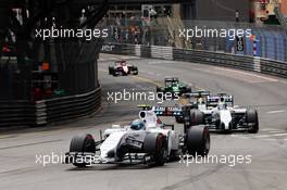 Valtteri Bottas (FIN) Williams FW36. 25.05.2014. Formula 1 World Championship, Rd 6, Monaco Grand Prix, Monte Carlo, Monaco, Race Day.