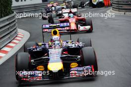 Daniel Ricciardo (AUS) Red Bull Racing RB10. 25.05.2014. Formula 1 World Championship, Rd 6, Monaco Grand Prix, Monte Carlo, Monaco, Race Day.