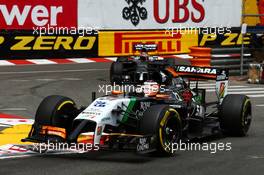 Nico Hulkenberg (GER) Sahara Force India F1 VJM07. 25.05.2014. Formula 1 World Championship, Rd 6, Monaco Grand Prix, Monte Carlo, Monaco, Race Day.