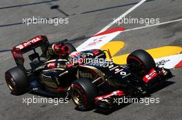 Romain Grosjean (FRA) Lotus F1 E22. 24.05.2014. Formula 1 World Championship, Rd 6, Monaco Grand Prix, Monte Carlo, Monaco, Qualifying Day