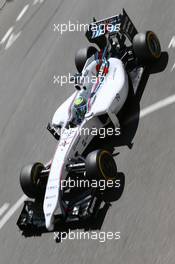 Felipe Massa (BRA) Williams FW36. 24.05.2014. Formula 1 World Championship, Rd 6, Monaco Grand Prix, Monte Carlo, Monaco, Qualifying Day