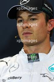 Nico Rosberg (GER) Mercedes AMG F1 in the FIA Press Conference. 24.05.2014. Formula 1 World Championship, Rd 6, Monaco Grand Prix, Monte Carlo, Monaco, Qualifying Day