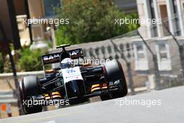 Sergio Perez (MEX) Sahara Force India F1 VJM07. 24.05.2014. Formula 1 World Championship, Rd 6, Monaco Grand Prix, Monte Carlo, Monaco, Qualifying Day