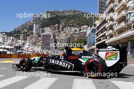 Nico Hulkenberg (GER) Sahara Force India F1 VJM07. 24.05.2014. Formula 1 World Championship, Rd 6, Monaco Grand Prix, Monte Carlo, Monaco, Qualifying Day