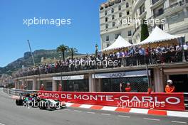 Sergio Perez (MEX) Sahara Force India F1 VJM07. 24.05.2014. Formula 1 World Championship, Rd 6, Monaco Grand Prix, Monte Carlo, Monaco, Qualifying Day