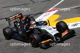 Nico Hulkenberg (GER) Sahara Force India F1 VJM07. 24.05.2014. Formula 1 World Championship, Rd 6, Monaco Grand Prix, Monte Carlo, Monaco, Qualifying Day