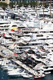 Boats in the scenic Monaco Harbour. 24.05.2014. Formula 1 World Championship, Rd 6, Monaco Grand Prix, Monte Carlo, Monaco, Qualifying Day