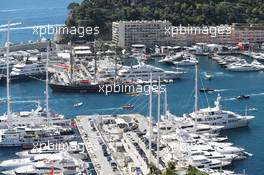 Boats in the scenic Monaco Harbour. 24.05.2014. Formula 1 World Championship, Rd 6, Monaco Grand Prix, Monte Carlo, Monaco, Qualifying Day