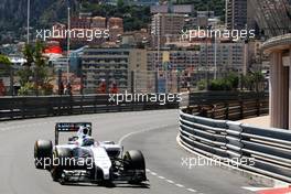 Felipe Massa (BRA) Williams FW36. 24.05.2014. Formula 1 World Championship, Rd 6, Monaco Grand Prix, Monte Carlo, Monaco, Qualifying Day