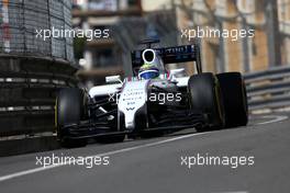 Felipe Massa (BRA), Williams F1 Team  24.05.2014. Formula 1 World Championship, Rd 6, Monaco Grand Prix, Monte Carlo, Monaco, Qualifying Day