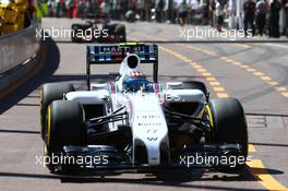 Valtteri Bottas (FIN) Williams FW36. 24.05.2014. Formula 1 World Championship, Rd 6, Monaco Grand Prix, Monte Carlo, Monaco, Qualifying Day