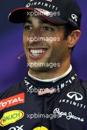 Daniel Ricciardo (AUS) Red Bull Racing in the FIA Press Conference. 24.05.2014. Formula 1 World Championship, Rd 6, Monaco Grand Prix, Monte Carlo, Monaco, Qualifying Day