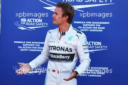 Pole sitter Nico Rosberg (GER) Mercedes AMG F1 in parc ferme. 24.05.2014. Formula 1 World Championship, Rd 6, Monaco Grand Prix, Monte Carlo, Monaco, Qualifying Day