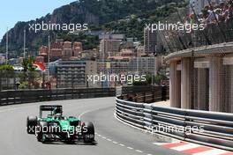 Kamui Kobayashi (JPN) Caterham CT05. 24.05.2014. Formula 1 World Championship, Rd 6, Monaco Grand Prix, Monte Carlo, Monaco, Qualifying Day