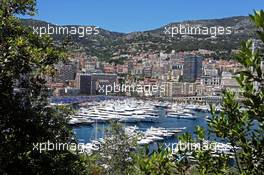 Boats in the scenic Monaco Harbour. 24.05.2014. Formula 1 World Championship, Rd 6, Monaco Grand Prix, Monte Carlo, Monaco, Qualifying Day