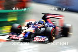 Jean-Eric Vergne (FRA) Scuderia Toro Rosso STR9. 24.05.2014. Formula 1 World Championship, Rd 6, Monaco Grand Prix, Monte Carlo, Monaco, Qualifying Day