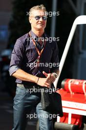 David Coulthard (GBR) Red Bull Racing and Scuderia Toro Advisor / BBC Television Commentator. 24.05.2014. Formula 1 World Championship, Rd 6, Monaco Grand Prix, Monte Carlo, Monaco, Qualifying Day