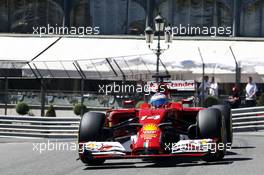 Fernando Alonso (ESP) Ferrari F14-T. 24.05.2014. Formula 1 World Championship, Rd 6, Monaco Grand Prix, Monte Carlo, Monaco, Qualifying Day