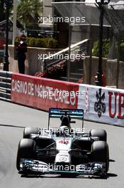 Lewis Hamilton (GBR) Mercedes AMG F1 W05. 24.05.2014. Formula 1 World Championship, Rd 6, Monaco Grand Prix, Monte Carlo, Monaco, Qualifying Day