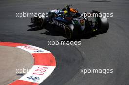 Sergio Perez (MEX) Sahara Force India F1 VJM07. 24.05.2014. Formula 1 World Championship, Rd 6, Monaco Grand Prix, Monte Carlo, Monaco, Qualifying Day