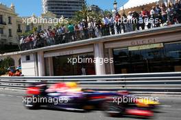 Sebastian Vettel (GER) Red Bull Racing RB10. 24.05.2014. Formula 1 World Championship, Rd 6, Monaco Grand Prix, Monte Carlo, Monaco, Qualifying Day