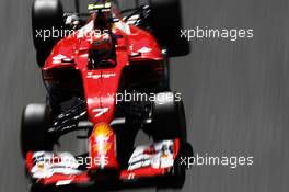 Kimi Raikkonen (FIN) Ferrari F14-T. 24.05.2014. Formula 1 World Championship, Rd 6, Monaco Grand Prix, Monte Carlo, Monaco, Qualifying Day